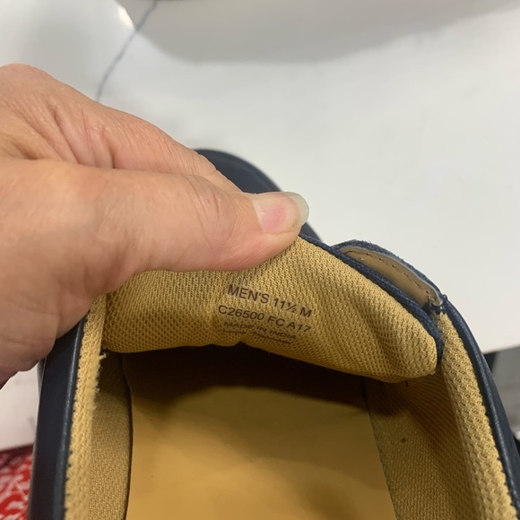 Cole Haan Men’s Navy‎ Blue Leather Upper Boat Shoes. Size 11 1/2 - Picture 9 of 10